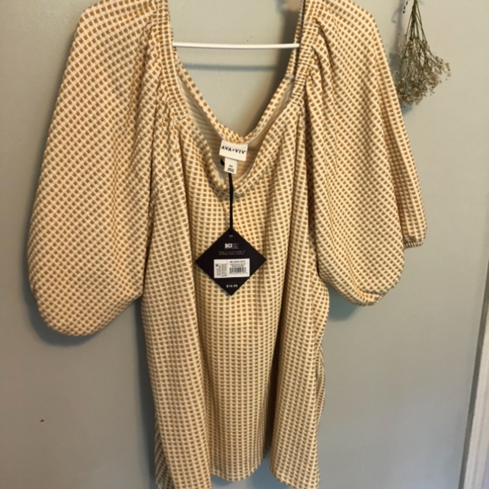 Plus Size Off Shoulder Top